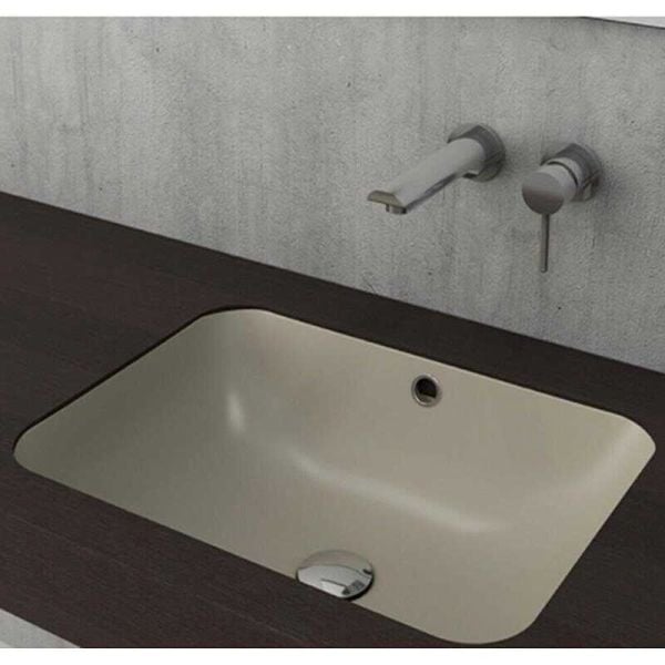 BOCCHİ Scala Tezgahaltı Lavabo 55 cm Mat Kaşmir