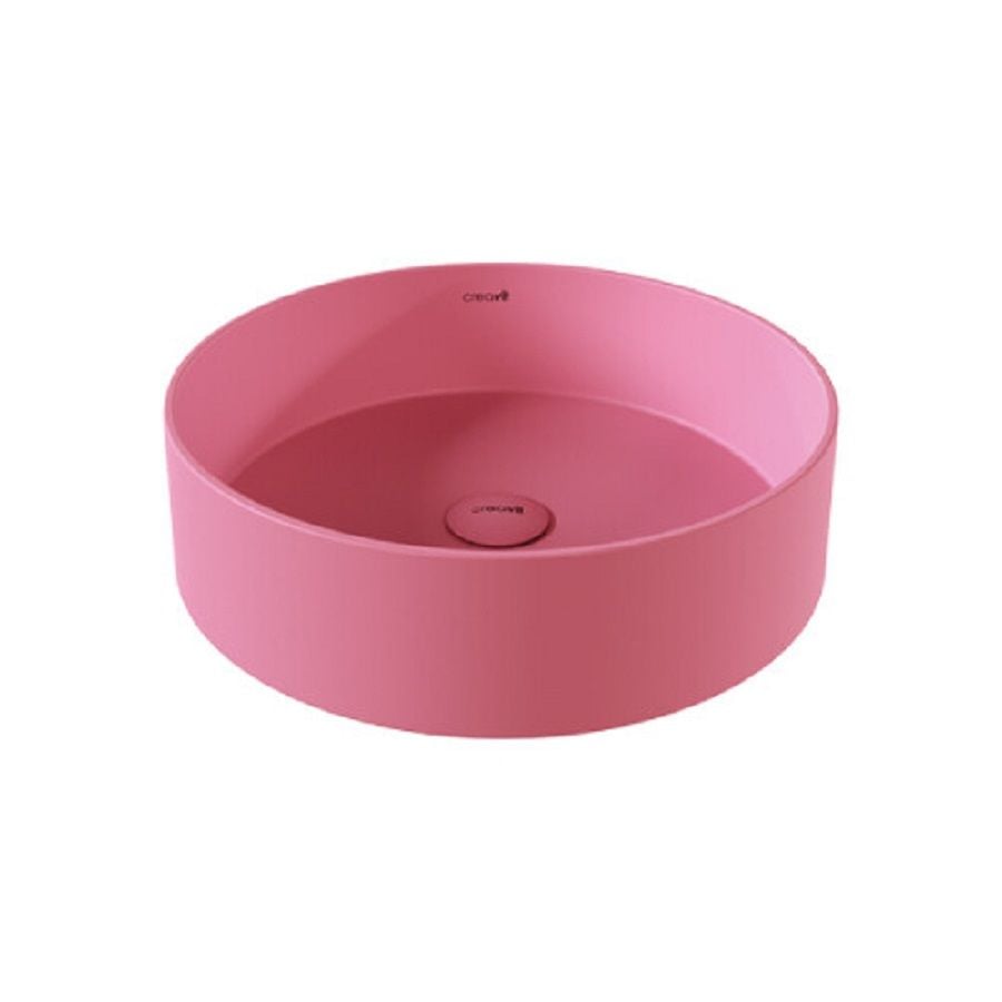 CREAVİT Loop Yuvarlak Çanak Lavabo 45 cm Sakura