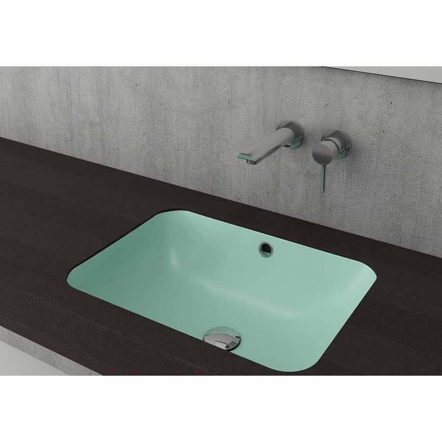 BOCCHİ Scala Tezgahaltı Lavabo 55 cm Mat Mint Yeşil
