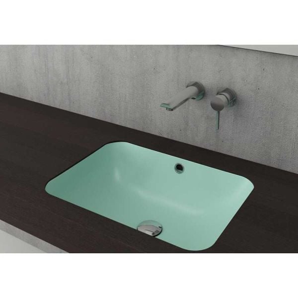 BOCCHİ Scala Tezgahaltı Lavabo 55 cm Mat Mint Yeşil