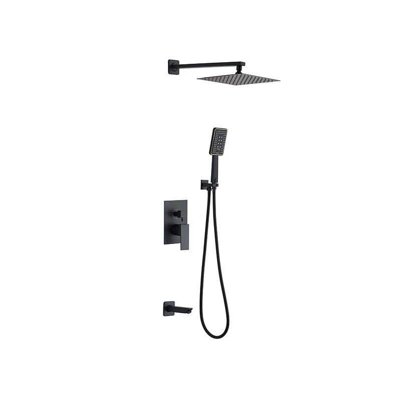 Newarc Aqua Ankastre Banyo Seti 3 Yönlü Siyah