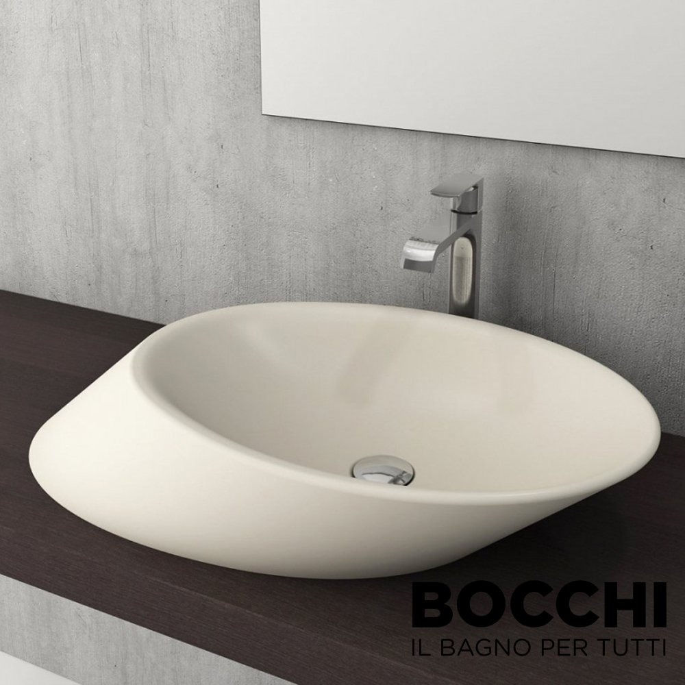 BOCCHİ Vessel Yatay Çanak Lavabo 72 cm Mat Yasemin