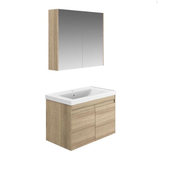 Karen City 80 cm Sonomo Banyo Dolabı