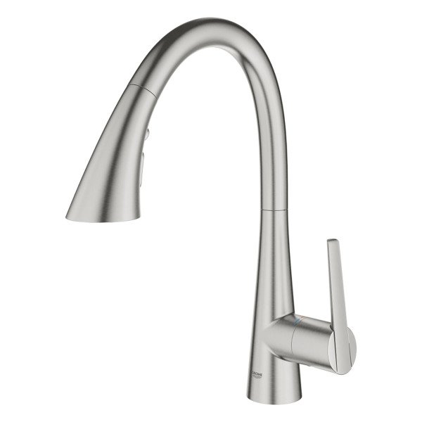 Grohe Zedra Spiralli Eviye Bataryası, Paslanmaz Çelik