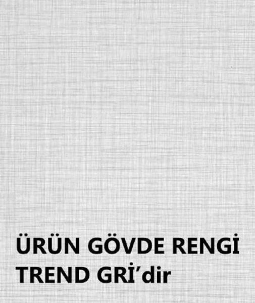 Karen Arin 80 cm Trend Gri Banyo Dolabı