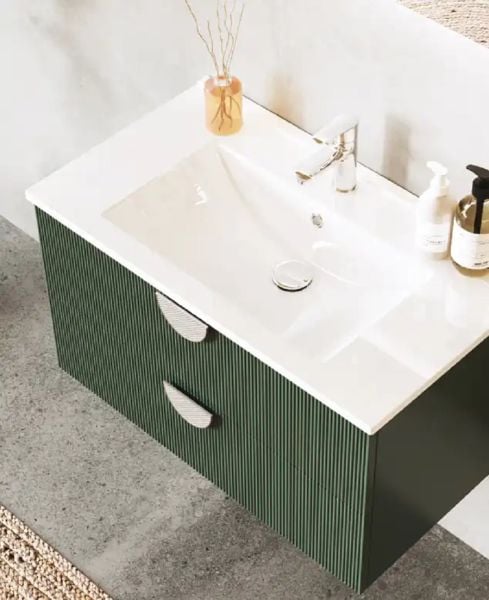 Fym Gloria 80 cm Banyo Dolabı Orman Yeşili