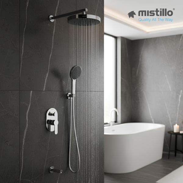 Mistillo Krom Ankastre Duş Seti Mak153