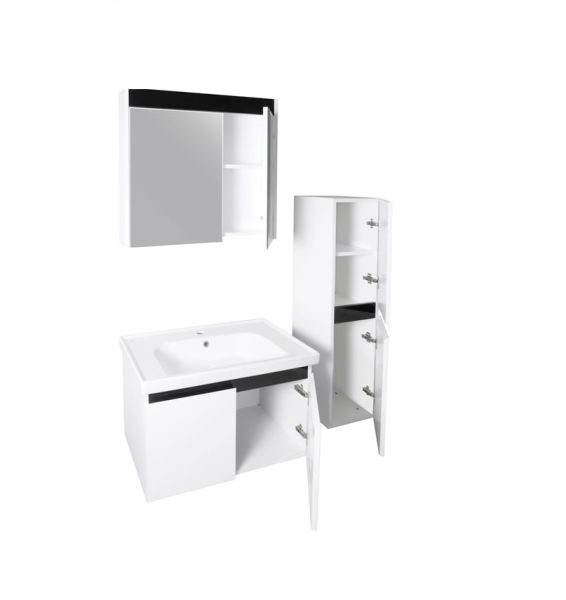Karen Venüs 80 cm Beyaz Banyo Dolabı