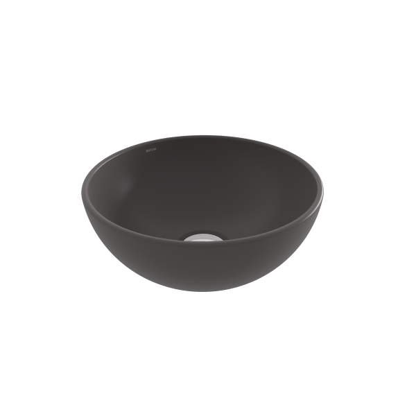 BOCCHI Sottile Slim Line Yuvarlak Mini Lavabo 26 cm, Mat Antrasit