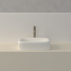 New Age Lavabo 56 Cm Mat Beyaz