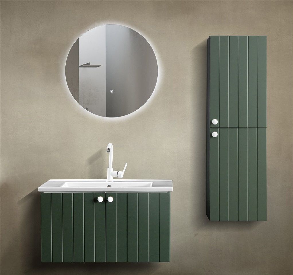 C Line 85 cm Yeşil Banyo Dolabı boy dolabı istemiyorum