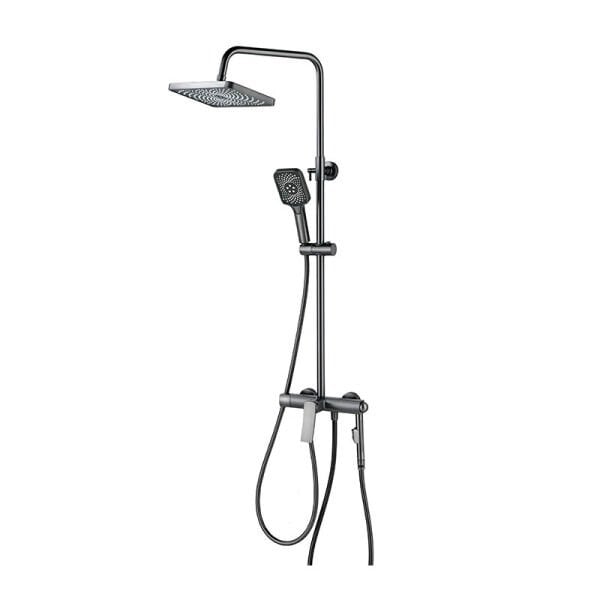 NEWARC Trend Bataryalı Duş Ünitesi Metalik Gri