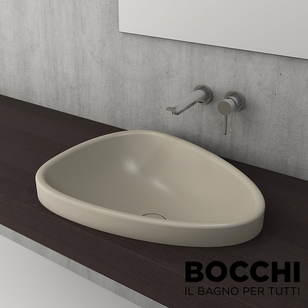 BOCCHİ Etna Tezgah Üstü Lavabo 58 cm Mat Kaşmir