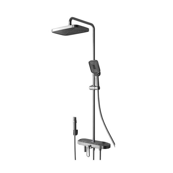 NEWARC Zeta Digital Duş Ünitesi Metalik Gri