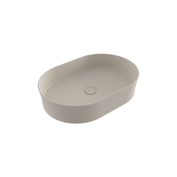 BOCCHI Sottile Slim Line Oval Lavabo 55 cm, Mat Yasemin