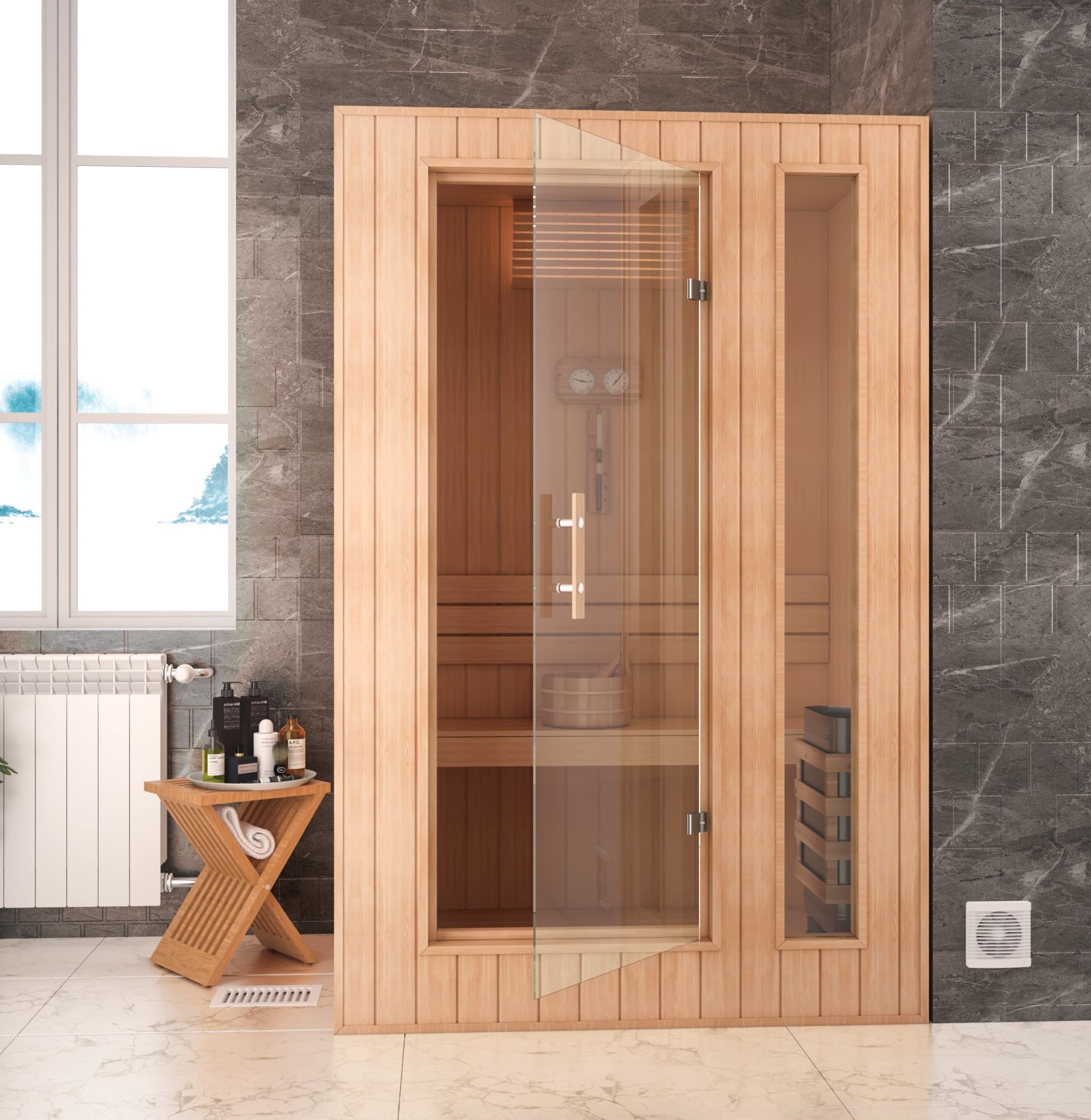 Shower Sedna 100x140 cm Sauna