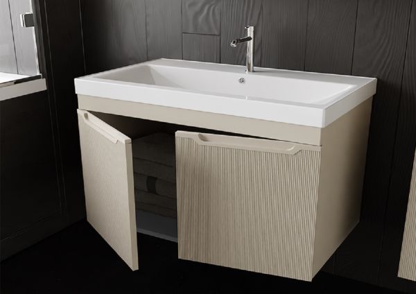 Karen Begonvil 80 cm Kaşmir Banyo Dolabı