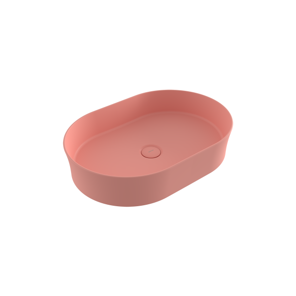 BOCCHI Sottile Slim Line Oval Lavabo 55 cm, Mat Somon