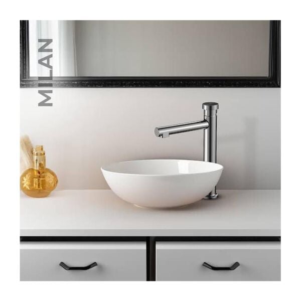 NEWARC Milan Çanak Lavabo Bataryası Krom