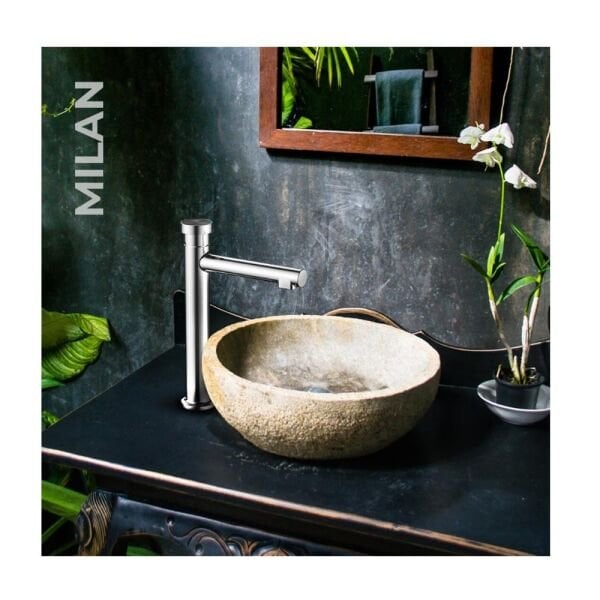 NEWARC Milan Çanak Lavabo Bataryası Krom