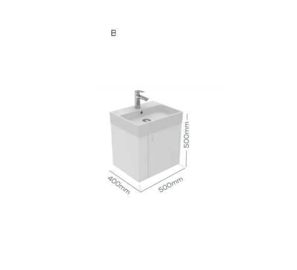 Creavit Font 50 cm Banyo Dolabı Beyaz