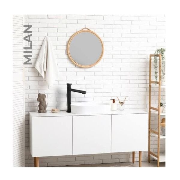 NEWARC Milan Çanak Lavabo Bataryası Siyah